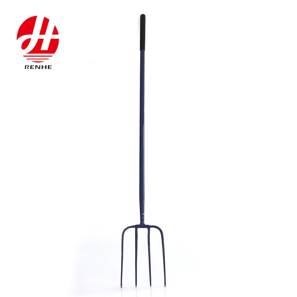 product uk hot sales  multifunctional steel garden farming digging fork with long metal handle-2