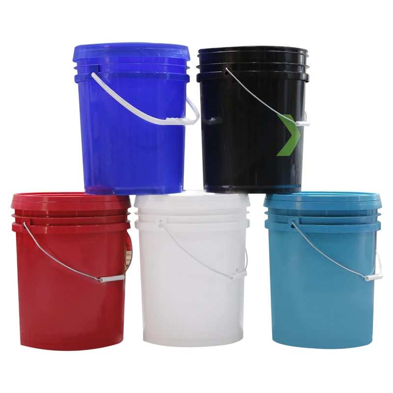 AGROHIT BPA free Bucket with Lid and Carry Handle 5/10/15/20 Litres Transparent 20L 