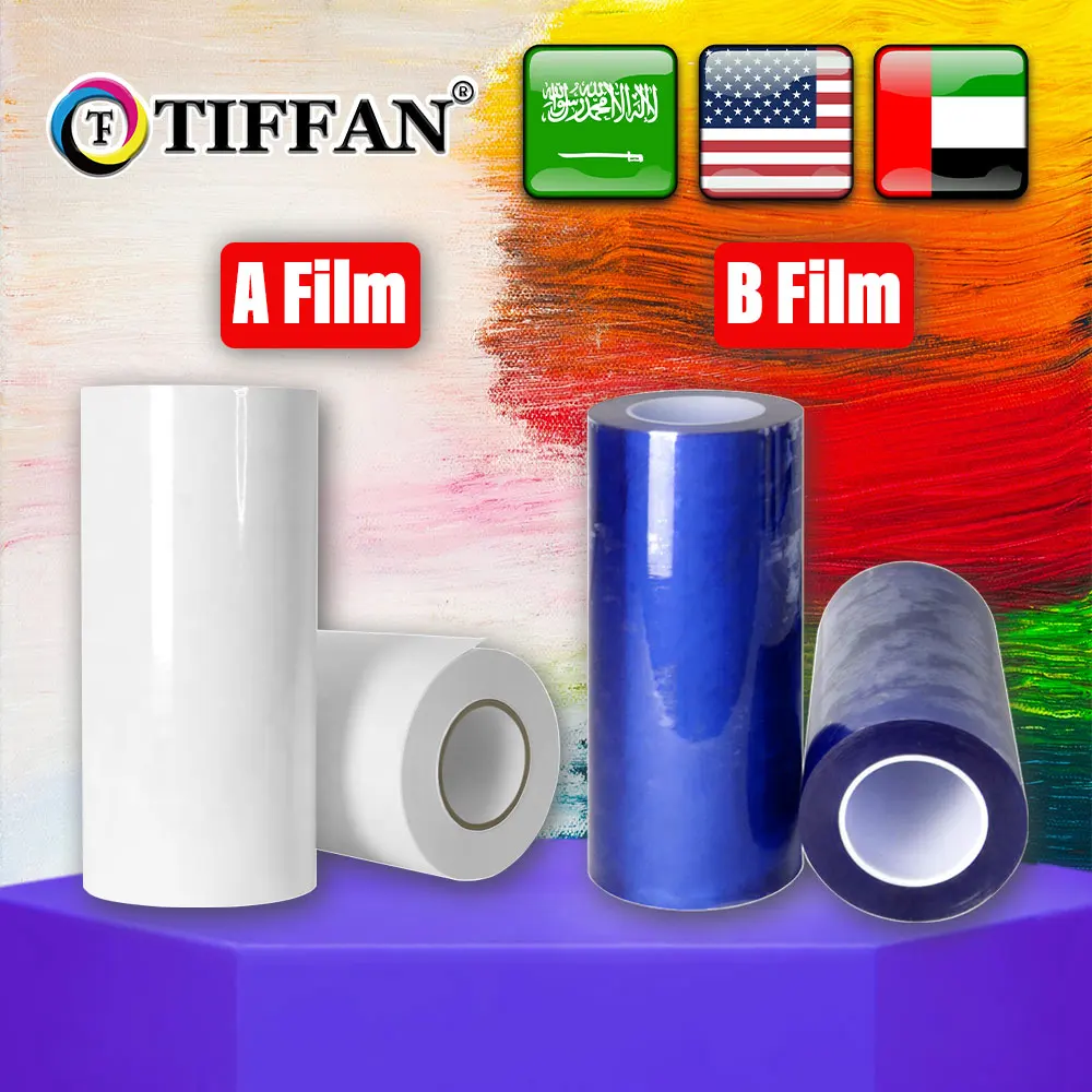 UV DTF a and B Transfer Film Roll DTF AB Film PET Sticker Film for UV ...