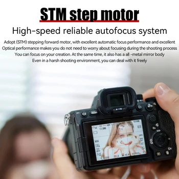 7Artisans 50mm F1.8 STM Lens Auto Focus Full-Frame Large Aperture Standard Prime Lens for Sony FE ZVE10 6400 A7C II A7R II detail image