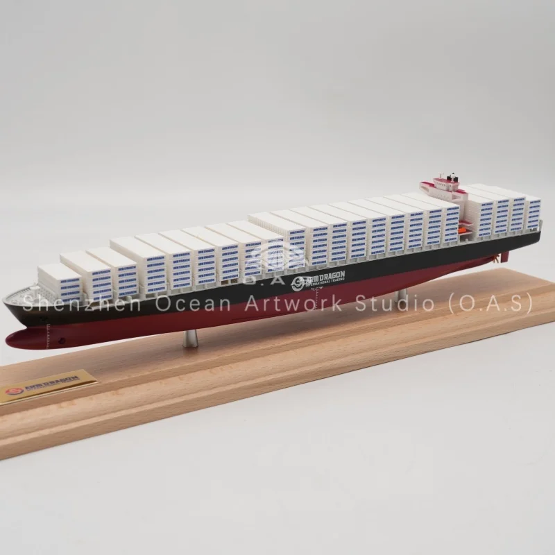 Highly detailed MSK container ship model, professionally designed with Far East route style. Realistic structure, fine painting, and accurate scale restore the real container ship. We are a direct factory with professional production lines, supporting customized logo, color and details. Ideal for shipping gifts, collection, exhibition and business souvenir. Stable quality, fast delivery, accept small and bulk orders, perfect for logistics and shipping enterprises to promote brand image.Amber@vesselmodel.com Tel: +86 18038048785