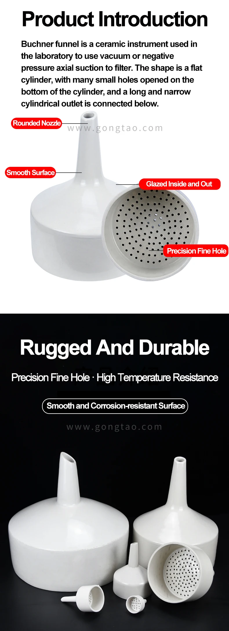 Laboratory Glass Funnel Porcelain Buchner Filter Funnel Buy Buchner