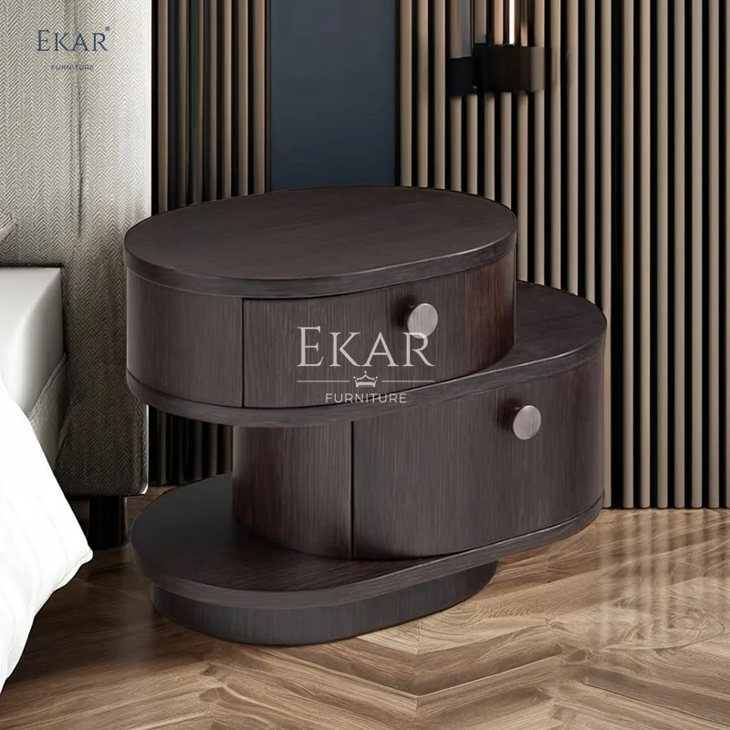 product sleek modern wooden bedside table with practical storage solutions for bedroom living room hotel or home bar-60