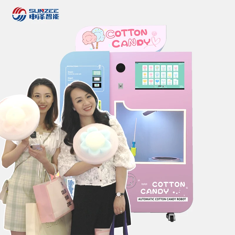 Full Automatic Fancy Profession Commercial Good Quality Cotton Candy Machine