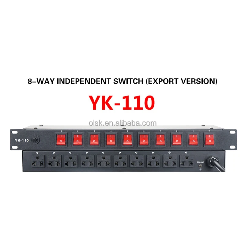 Clavax CLAM-YK110 10-Channel Audio Power Conditioner Professional