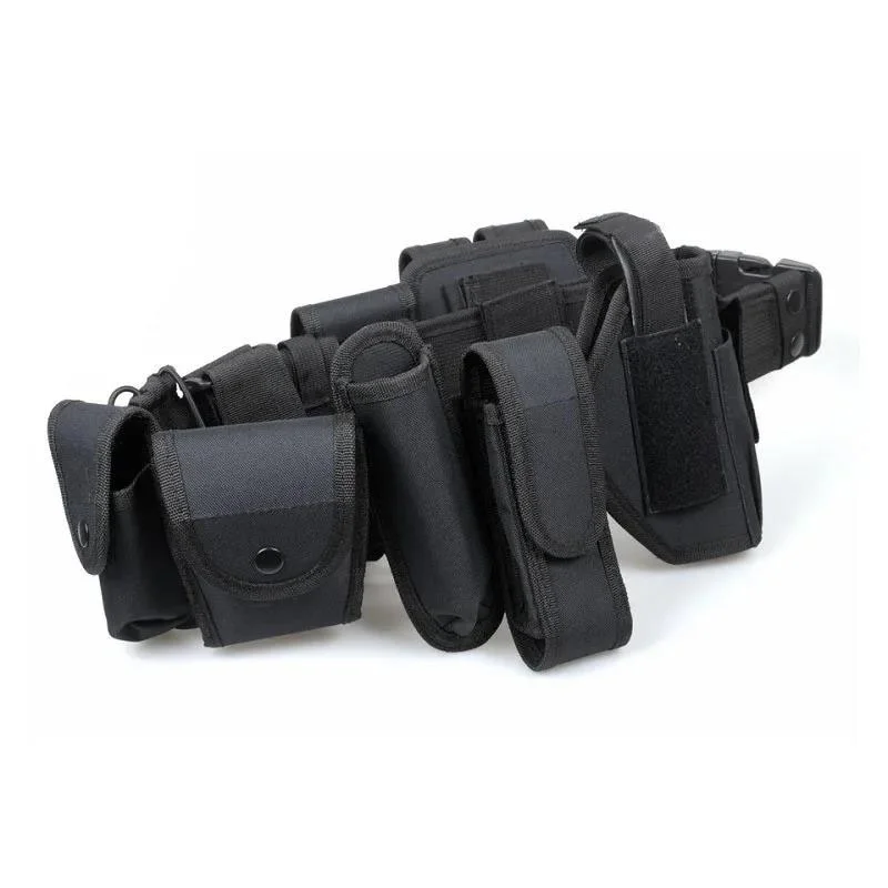 Multifunctional Outdoor Security Belts Waist Pack Hunting Tactical Utility Kit Duty Belts Bag Tactical Training Belt Pouch Bag