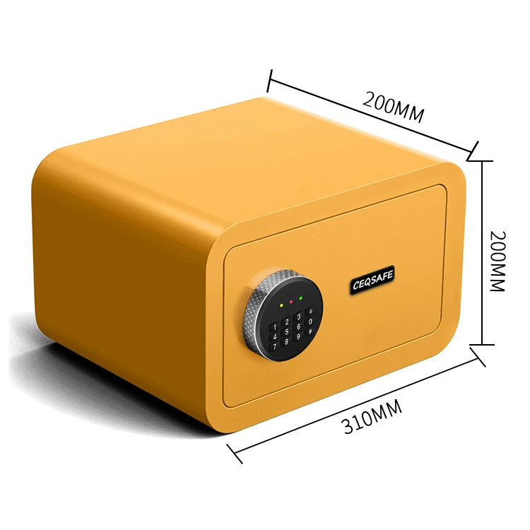 CEQSAFE Mini Metal Money Cash Box with Combination Lock Safe for Security