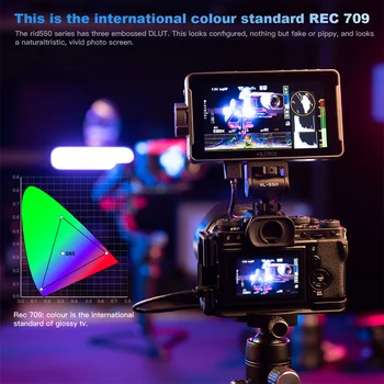 VILTROX DC-550 Pro 5.5 Inch 1200nits 4K 10bit Field Monitor Touchscreen 3D LUT Exposure Focus Assis VILTROX Camera Monitor detail image