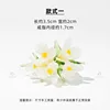 Five white pear flowers