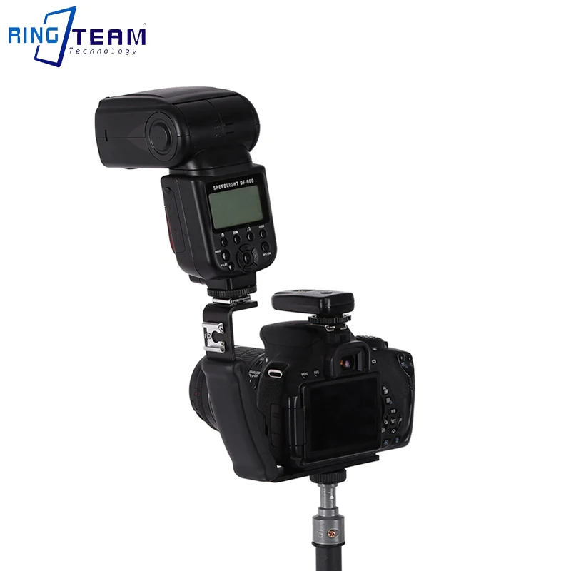 Camera L-Bracket Bracket Video Grip L-Bracket with Cold Shoe Mount 1/4" Tripod Screw Heavy Duty Padded Grip for DSLR Camera Cam manufacture