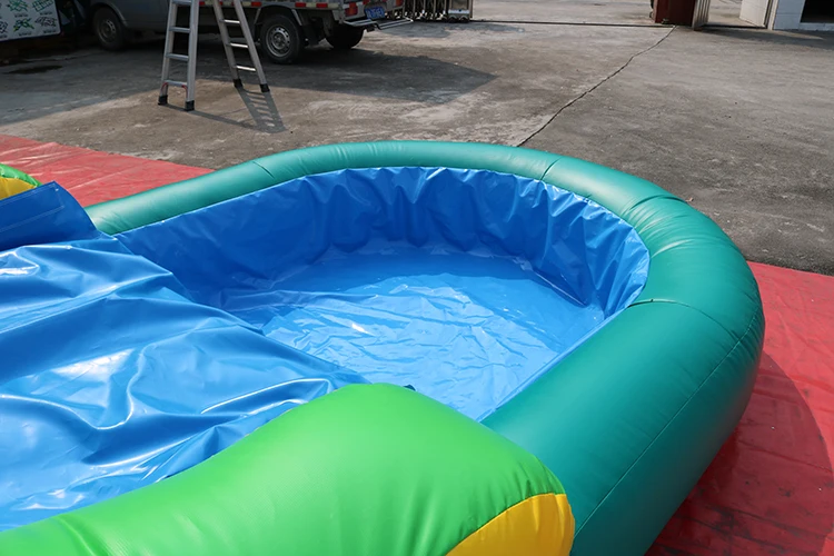儿童泳池充气冰淇淋屋弹跳城堡滑梯 - buy kid pool inflatable slide