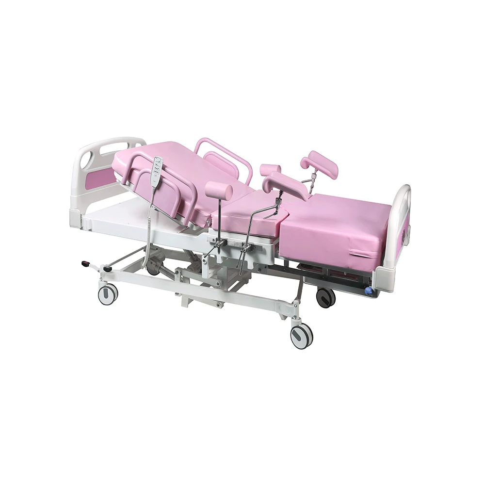 Adjustable Metal Gynecological Electric Birth Bed Leg Rest Modern Design for Maternity Delivery Hospital Furniture School Use 6