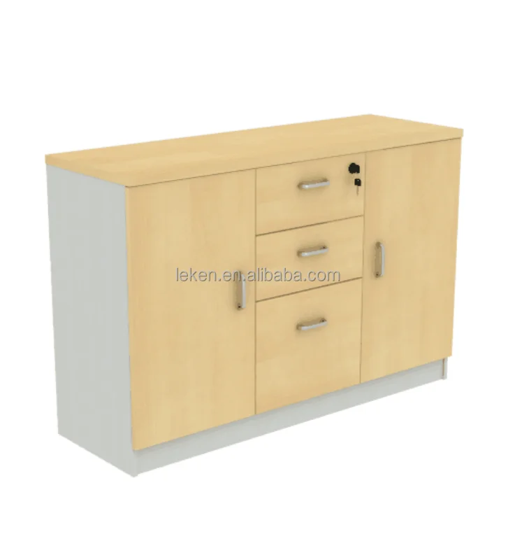 modern office design wooden coffee cabinet