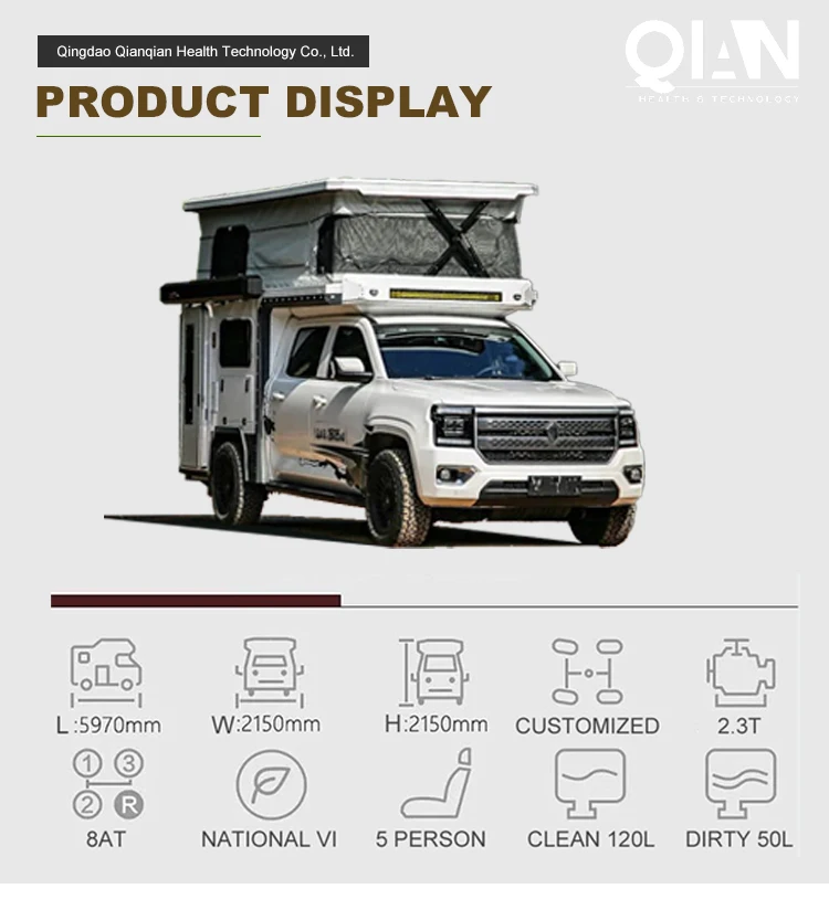 Off-Road Ranger 4x4 Motorhome Camper Trailer New Truck RV Karavan Body ...