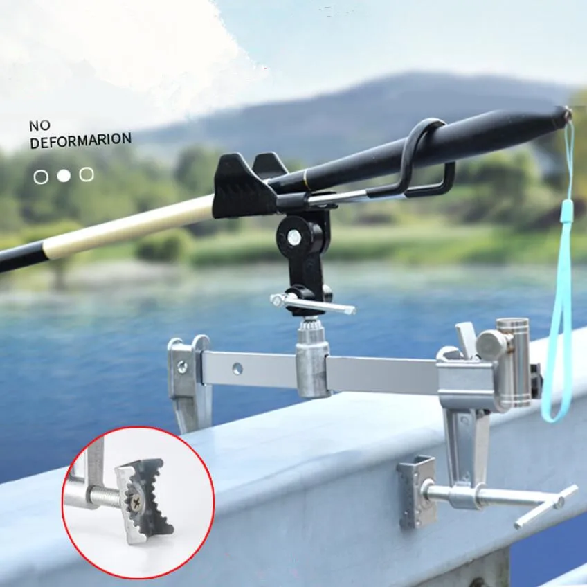 fishing rod holders for bridges DYPASA Vertical Holder Turret Frame Rod Fishing Rod Bracket Bridge Raft Rod Cutting Fishing Boat Fishing Valve Rod Rack Fishing Rod Bracket Rod Wall Mounted Fishing Rod Rack (Size The holder rotates through 360 degrees of movement and can tilt up and down with a thumb bolt lock Adjustable Aluminium Alloy Silver Clamp