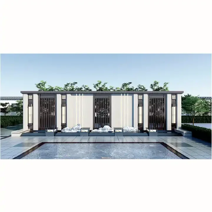 Modular Aluminum Frame Metal Cover Pergola For Shade Gazebo Roof Pergola Opening Roof from Factory