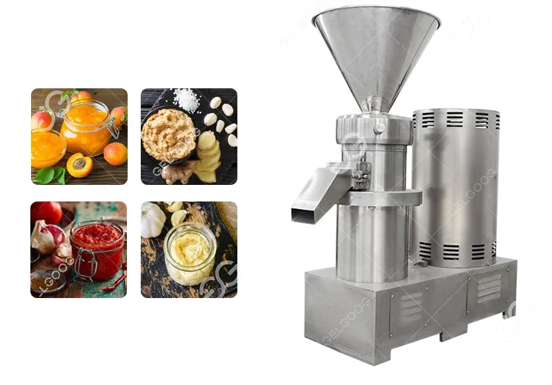 Stainless Steel Ginger Garlic Grinding Machine LGJMS-180 Model