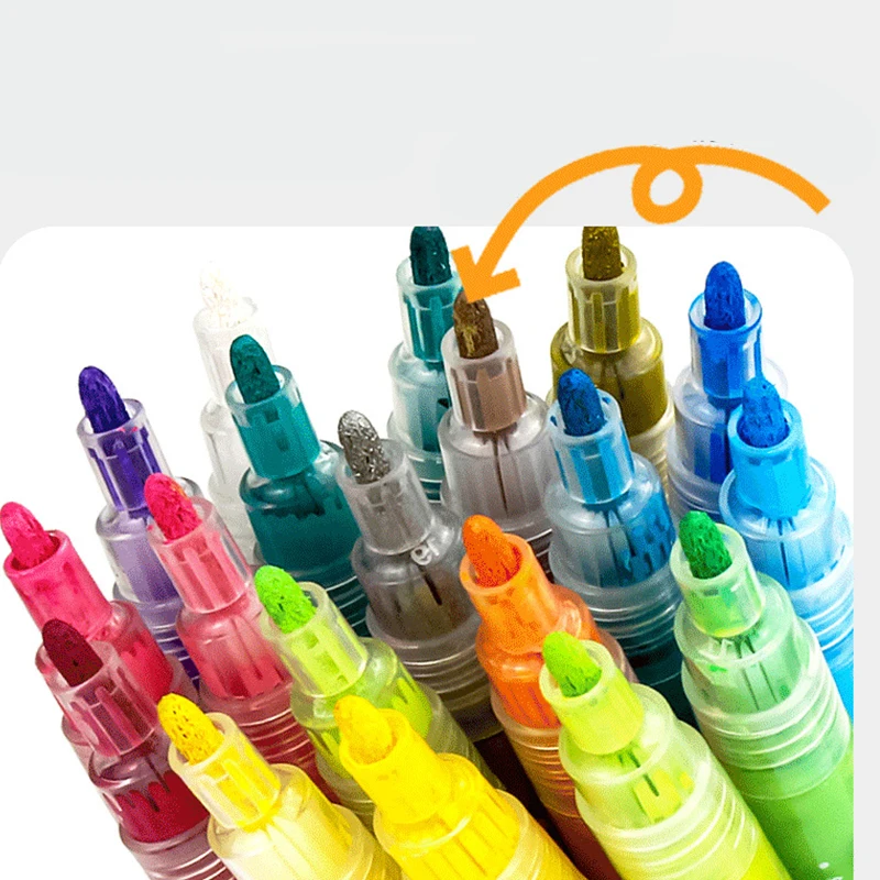 Набор стойких водонепроницаемых акриловых маркеров JPS ODM Макрон