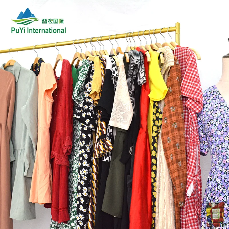 Pacas de ropa de segunda mano de verano Pacas mixtas Ropa usada