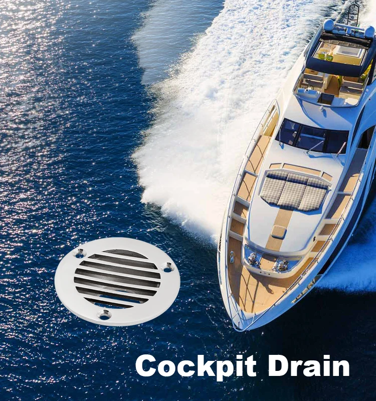 Marine Equipment Kayak Deck Drainage Boat Hardware Stainless Steel 316