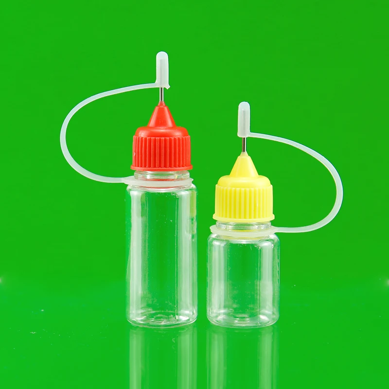 empty logo 5g 10g 15g LDPE Dropper Bottle Plastic squeeze package for Hair Extension Bonding glue container  Free Sample