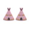 Tent Focal bead Baby PinkSA143