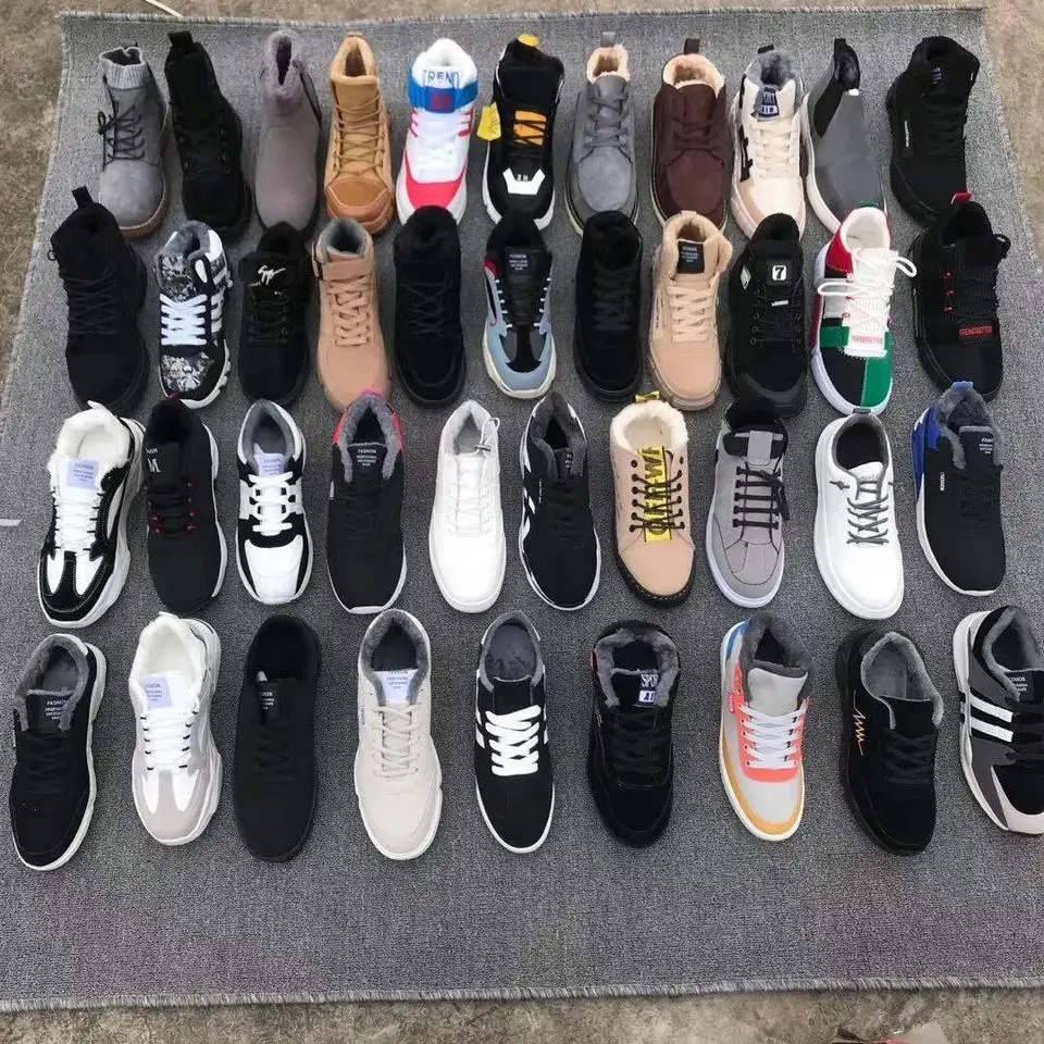 2022 Factory Price Men Smart Italian Casual Used Shoes London Men Stock Usa Mixed Style Cheap Shoes Made in China