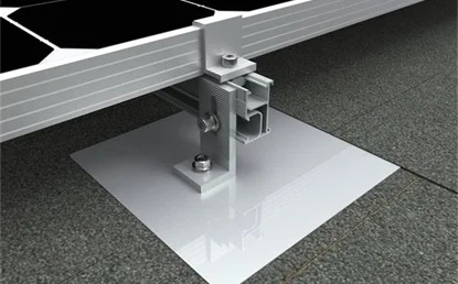 Asphalt Shingle Roof Mounting Roof Flashing Kit With L Feet Solar Mounting System