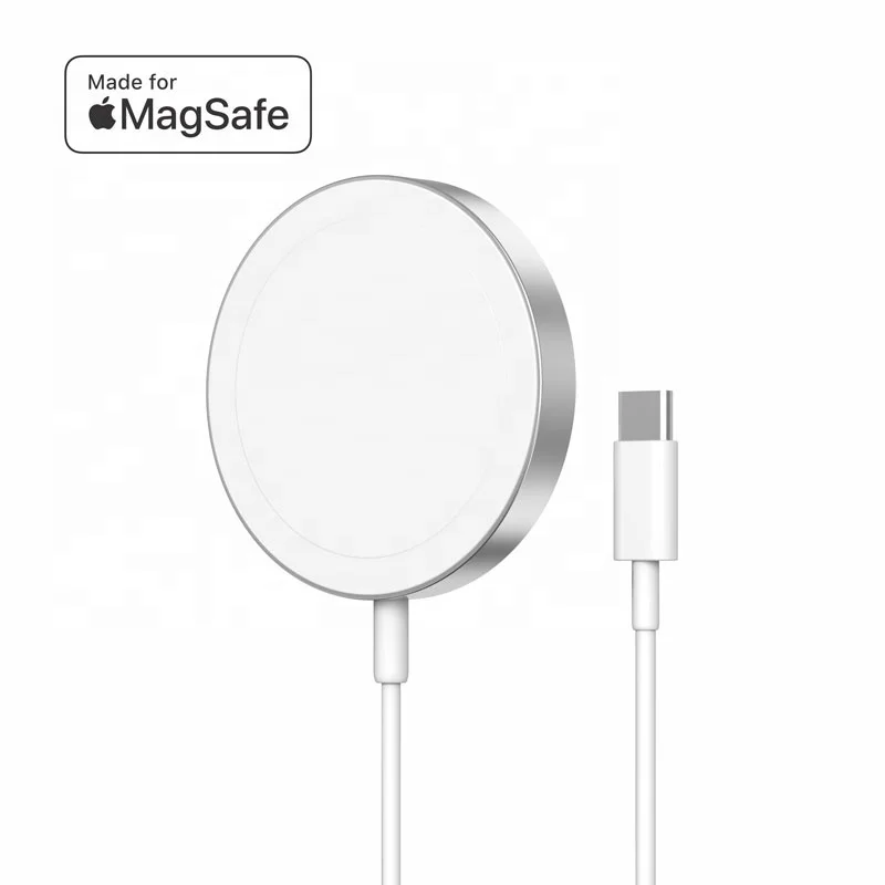For Apple Mfi Charger With Magsafe Certified 15w Wireless Charger For Iphone  13/12 Wireless Charging Pad Magnets - Buy Mfi 15w Magnetic Wireless Charger/with  Magsafe Charger/ With Magsafe Wireless Charger,Wireless Charger For
