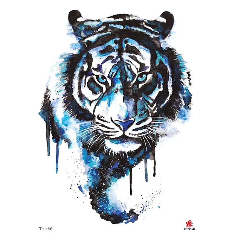 Temporary Tattoos of tiger Design Image Tattoo White tiger