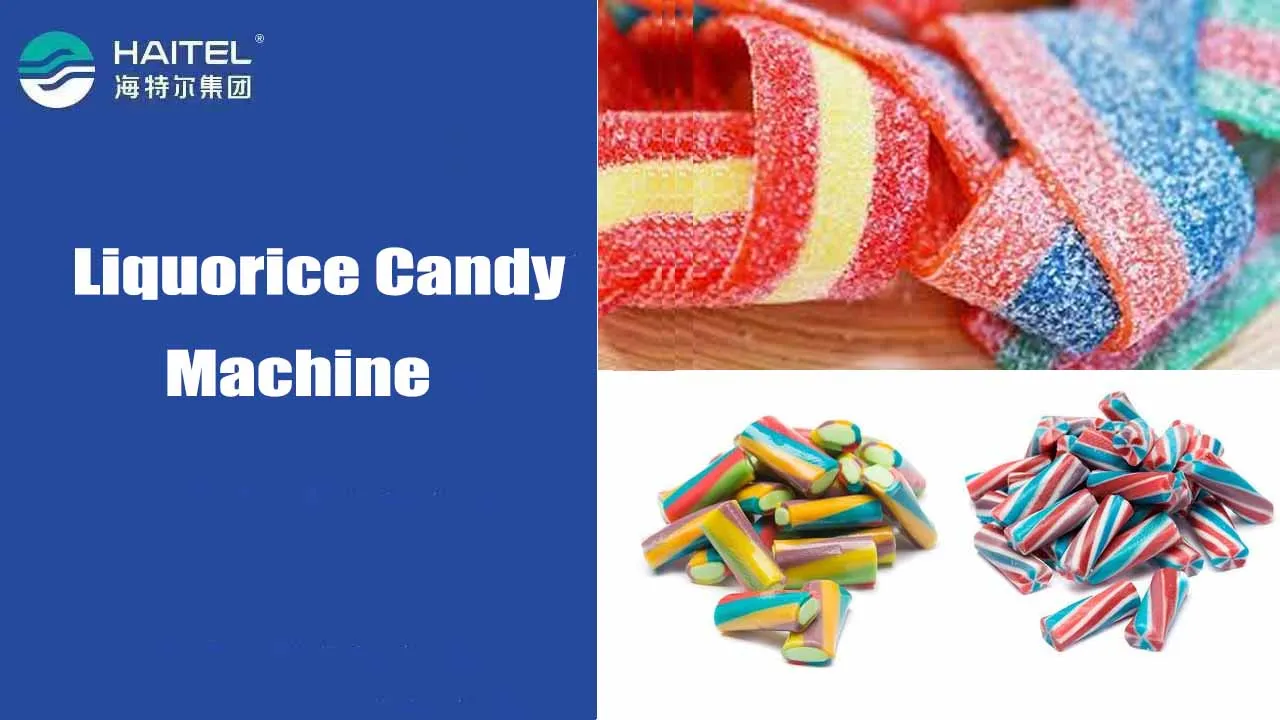 Factory Use Licorice Candy Extruder Making Machine Machinery Production Line for Candy