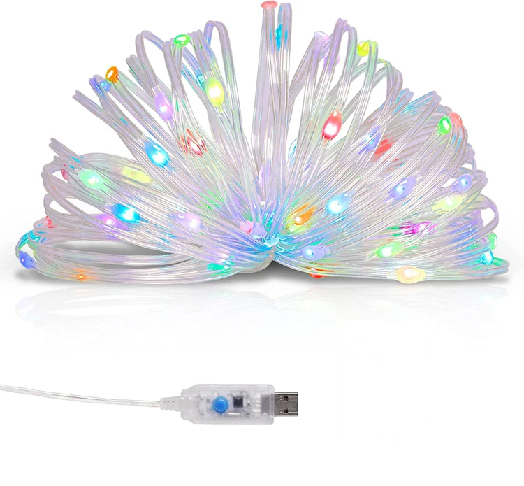 JYC Hello Fairy APP Control Wifi Smart Christmas Tree Lights USB Powered LED fairy Light Christmas RGB String Lights