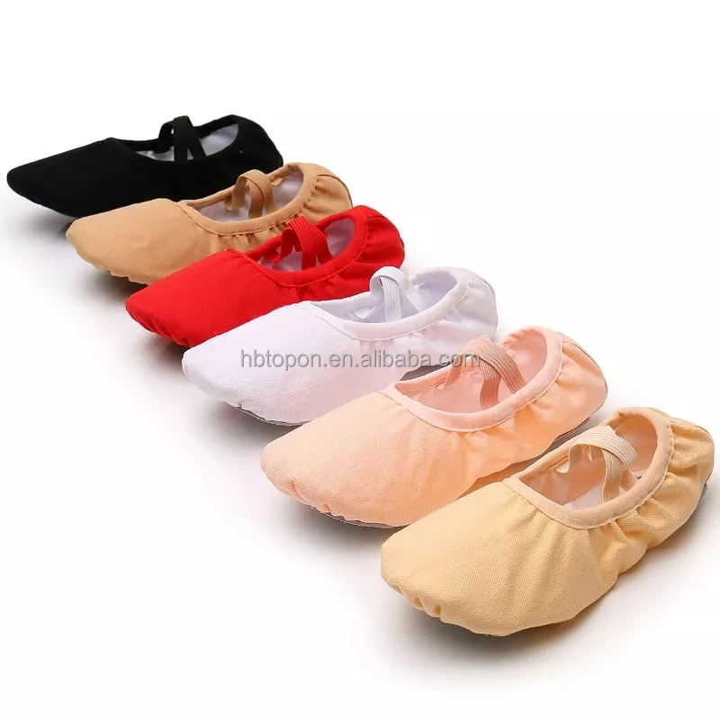Wholesale Oem Ballet Pink Foldable Disposable Dance Shoes Cheap Girls