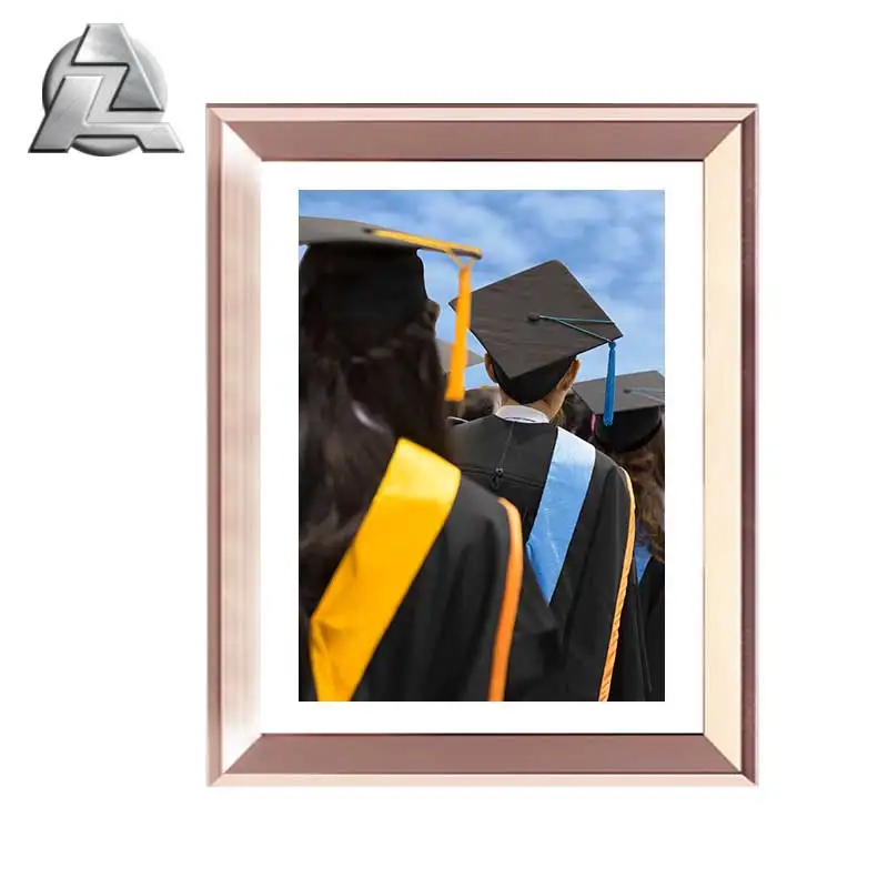 TRADE PRICED 40mm Brushed Silver Graduation Photo and Certificate Frames 