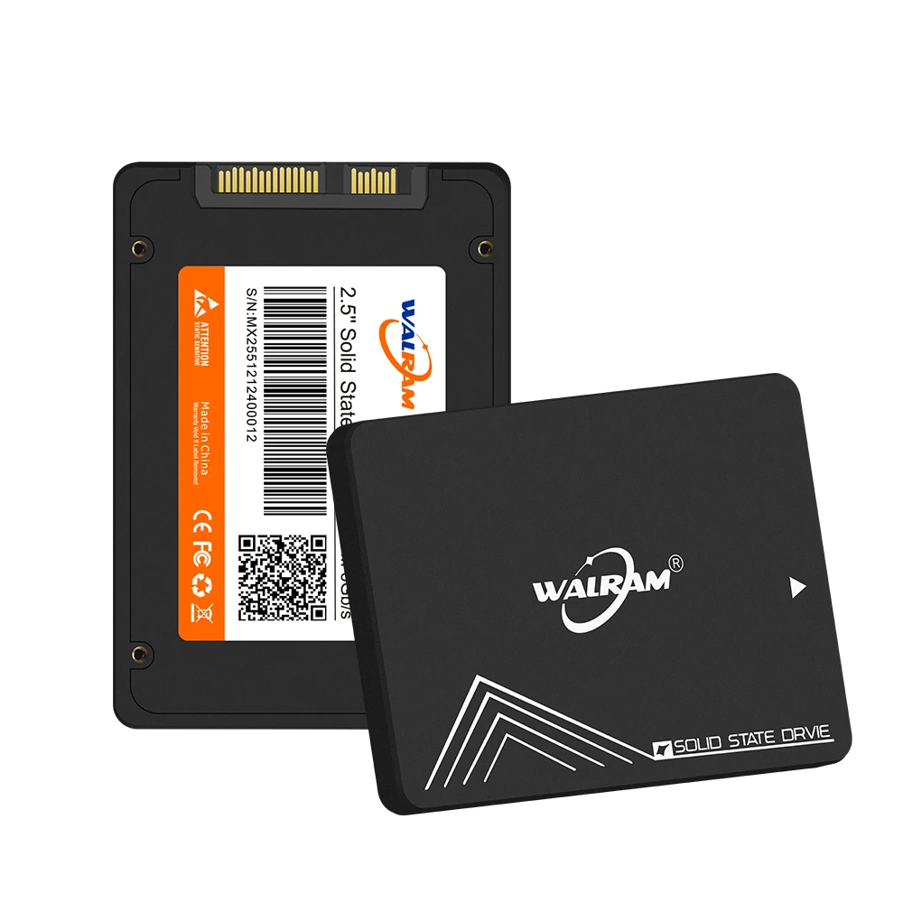 Walram Built-in/Portable SSD 128GB/256GB/512GB/1TB SATA3 for Laptops