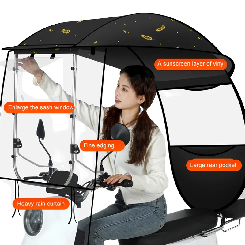 Wholesale Cover Electric Bike Umbrella Outdoor Windproof