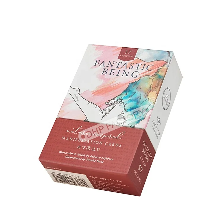 Простой пользовательский CMYK Печатный пригодный для переработки жесткий картон детей образовательные флеш-игры карты игрушки упаковочная коробка карточных