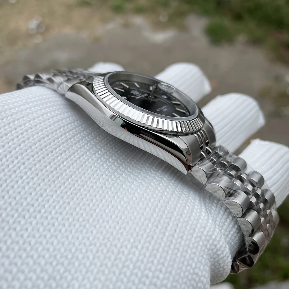 STEELDIVE SD1933 ホワイトダイヤル 39MM 自動ダイブウォッチ 20BAR防水