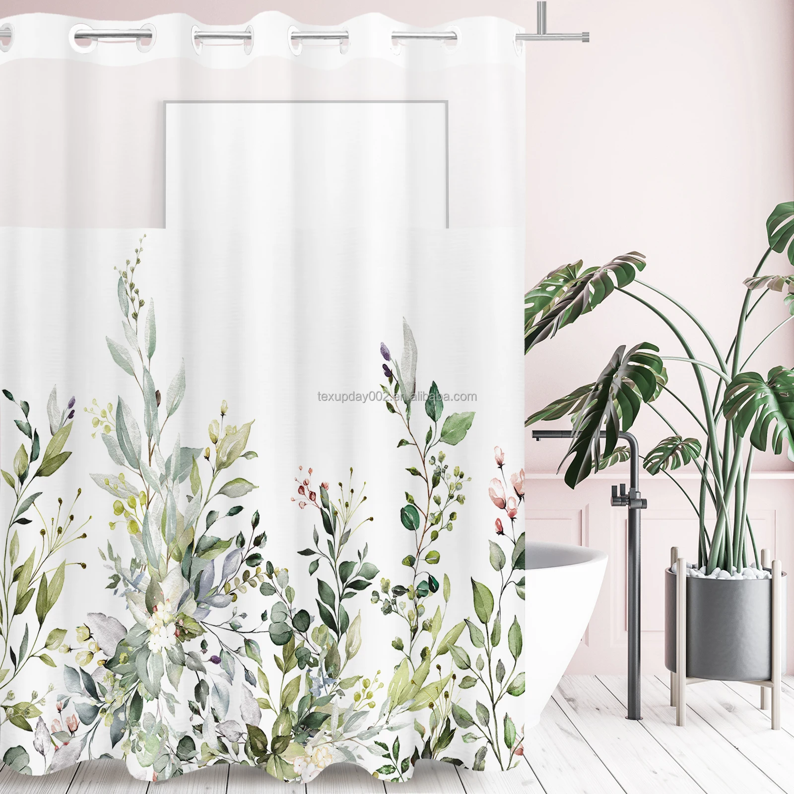 Floral Hookless Designers Novelty Waterproof Snapin Liner Fabric