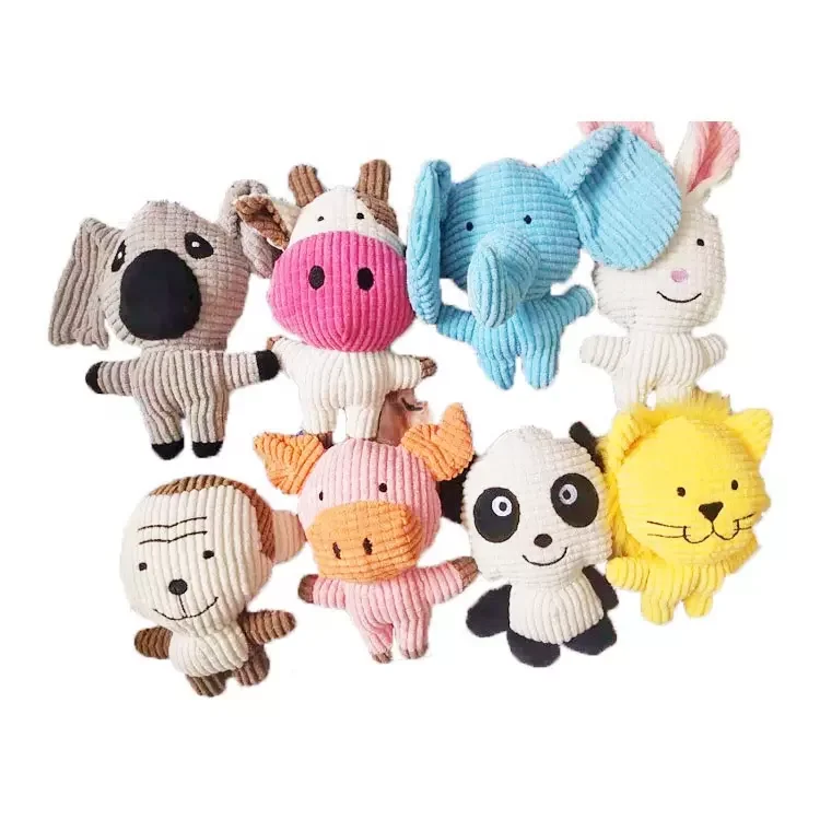 U-pets Modern Animal Shape Plush Dog Toy Chew Cleaning Tooth Dog Pet ...