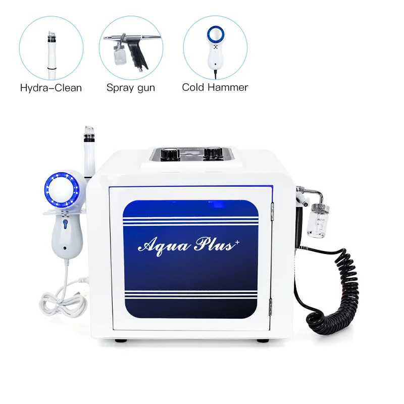 8 in 1 Small Bubble Hydro Dermabrasion Machine Facial Aqua Peeling Facial Machine Oxygen Jet Hydra Beauty Machine