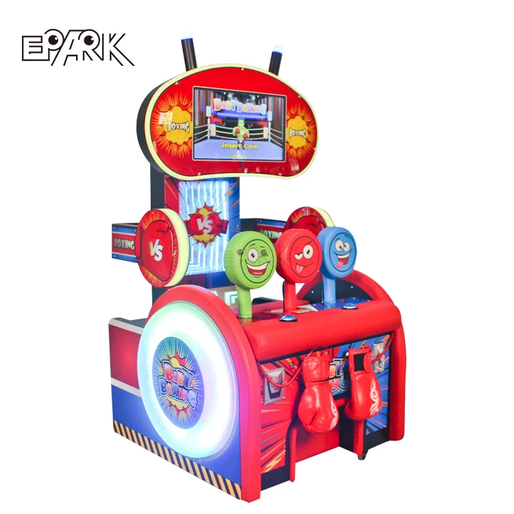New Arrival Kids Boxing Machine Factory Price Carton Video Boxing Punch Game Machine
