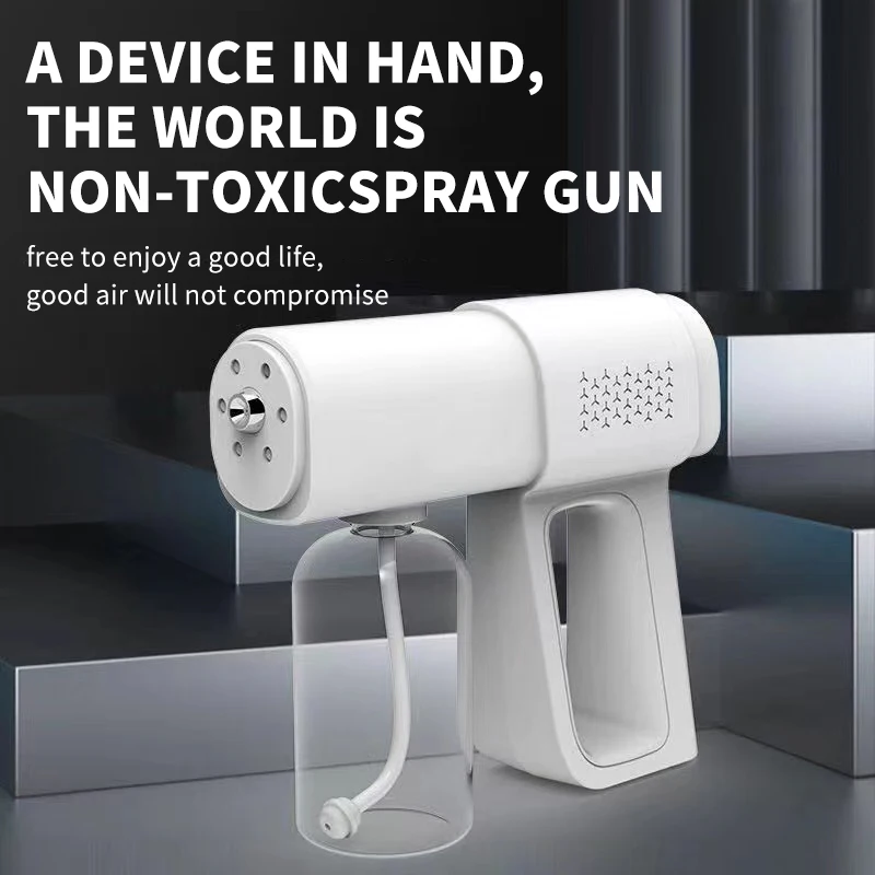 Handheld Wireless Rechargeable Atomizer Large Capacity Electric Adjustable Nozzle Air Freshener Sprayer Fogger Machine for Home