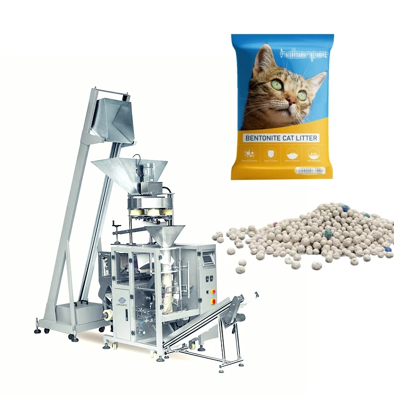 High Accuracy Automatic Weighing Packing Machine Pet Dog Food Treat Packing Machine Cat Food Sachet Cat Litter Packing Machine