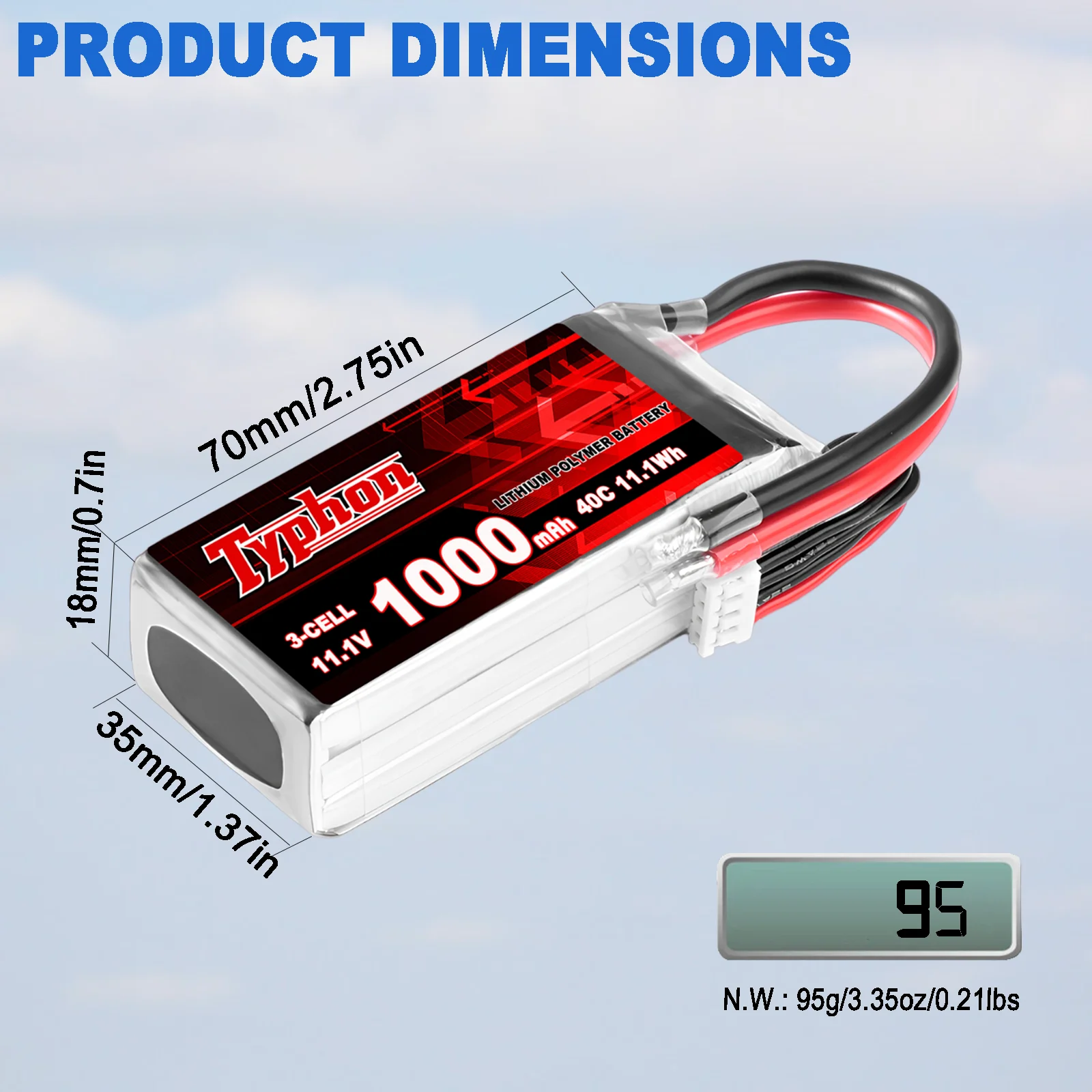 Batterie Lipo Intelligente ISDT BattAir 1300mAh 6S 80C - Pour Drones, Modélisme RC, Avec Connectique Smart - 3