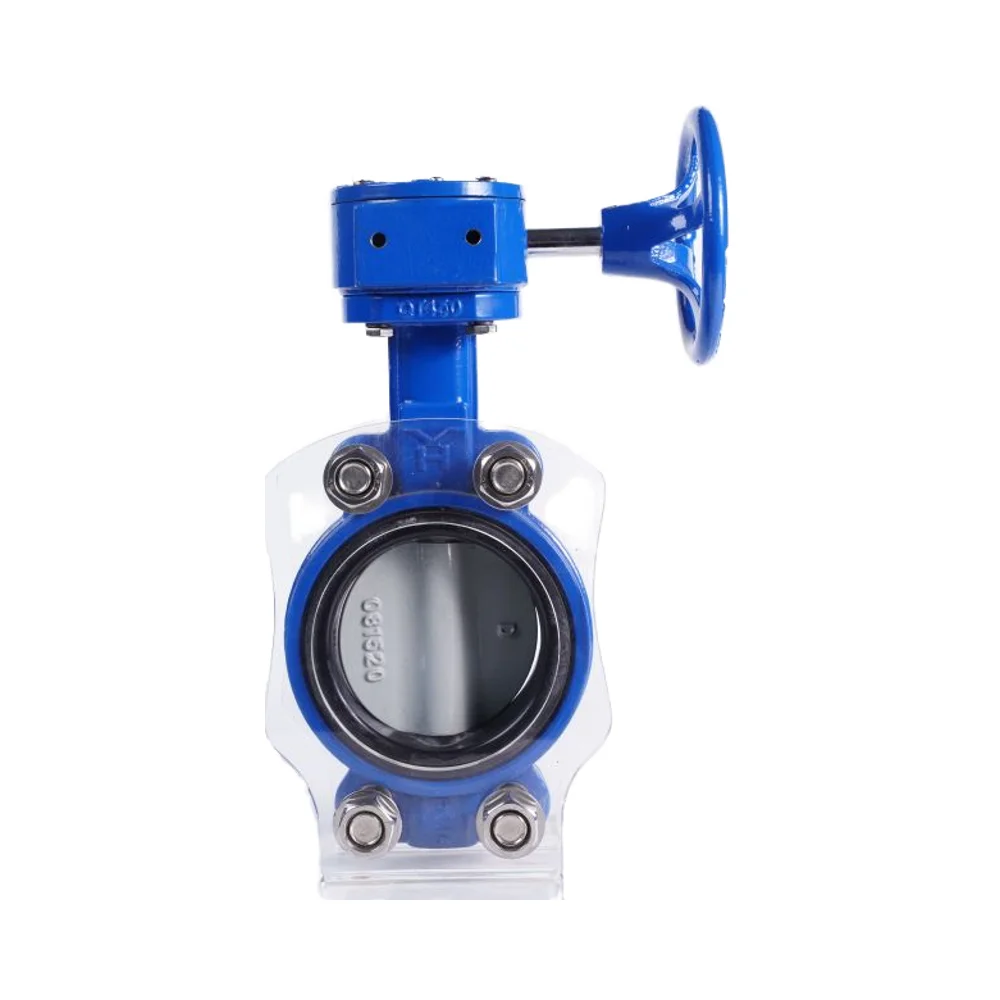 PN16 Manual 3-Inch DN80 Wafer Type Butterfly Valve Cast Steel Stainless Steel Body Ductile Iron Disc SS410 Shaft EPDM Seal Water details