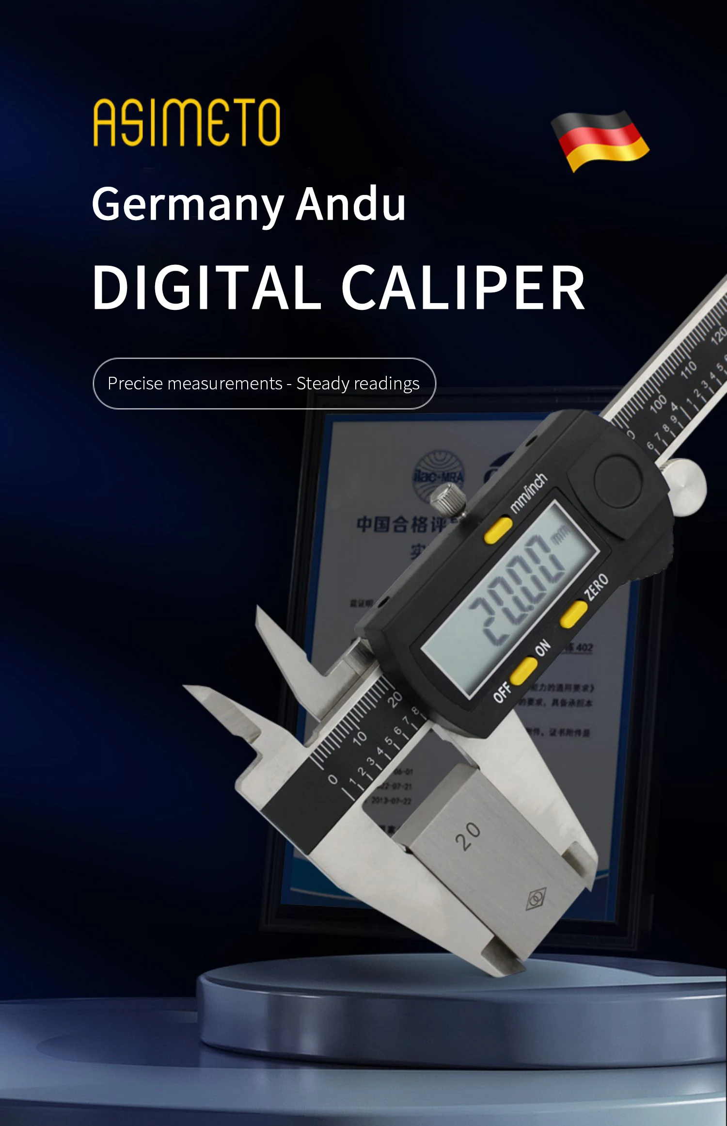 Bestselling Mitutoyo Digital Vernier Caliper,Solar Power Abs Digimatic