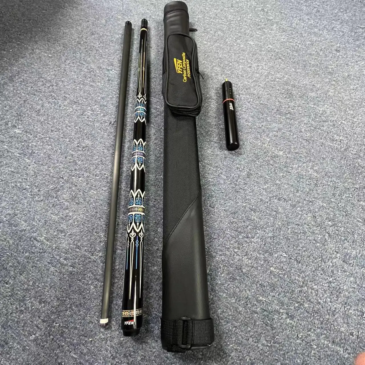 High-Tech Yfen Carbon Fiber Shaft Billiard Pool Cue Stick 11.75mm