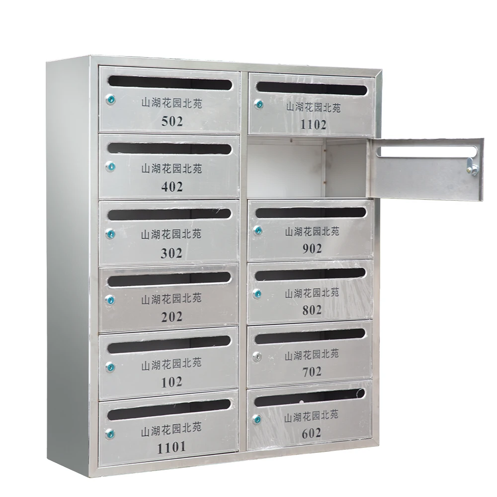 Mailboxes Residential Smart  Parcel Modern Outdoor Mini Smart Mailbox Combination Apartment Mailbox
