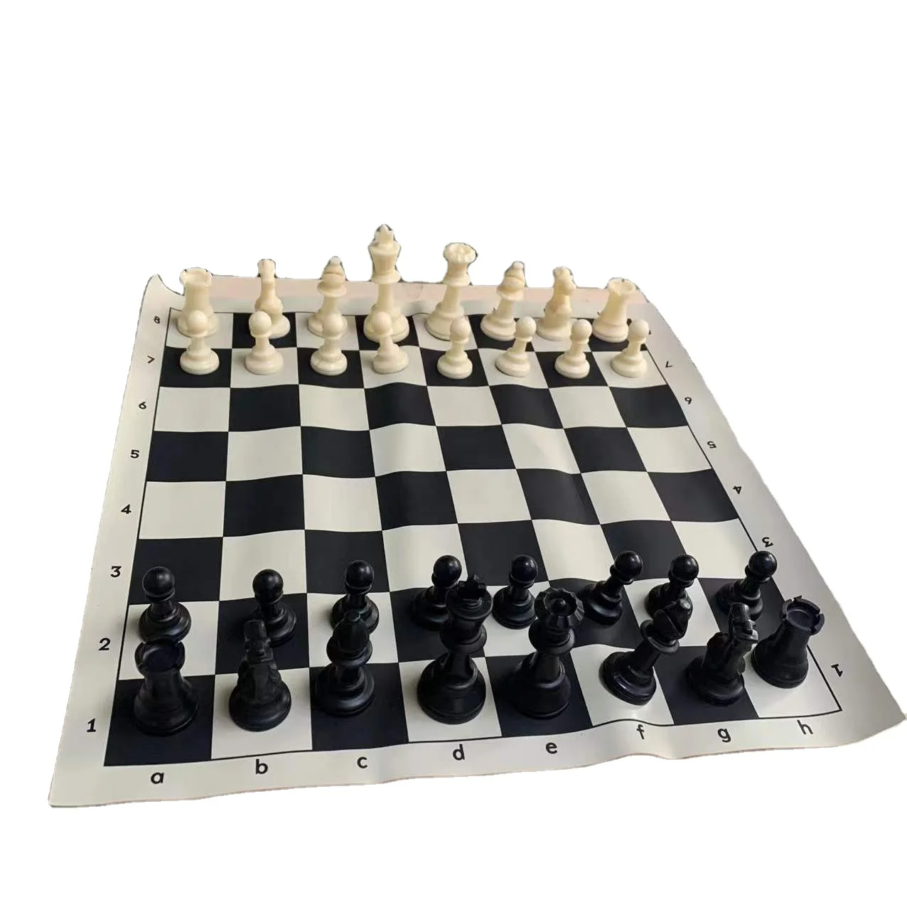 WE Games Best Value Tournament Chess Set, Black Board, Pieces, Bag,  Instructions, 1 unit - Baker's